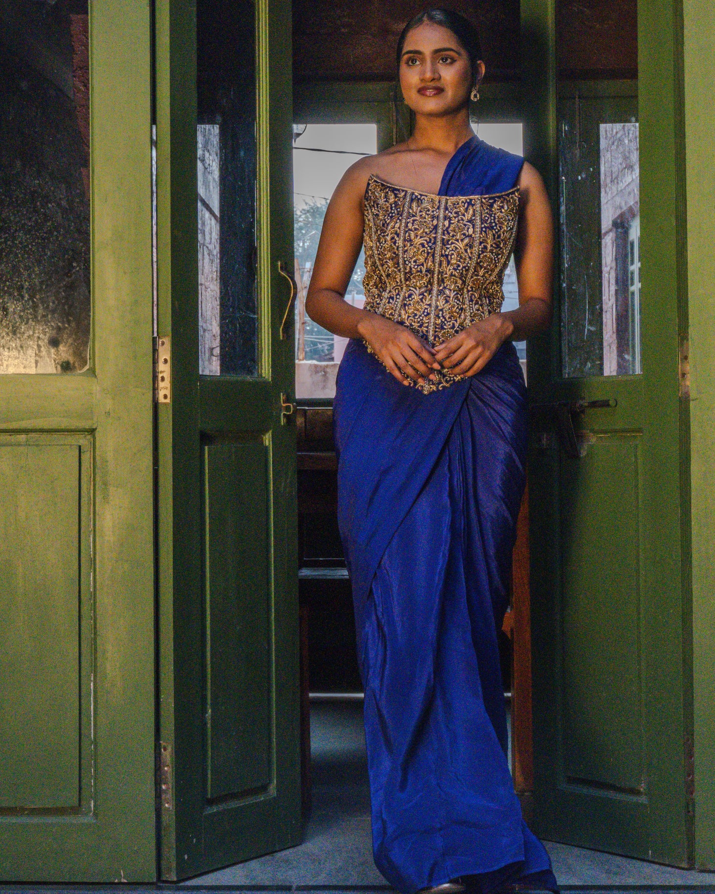Neelam Corset Sari Set