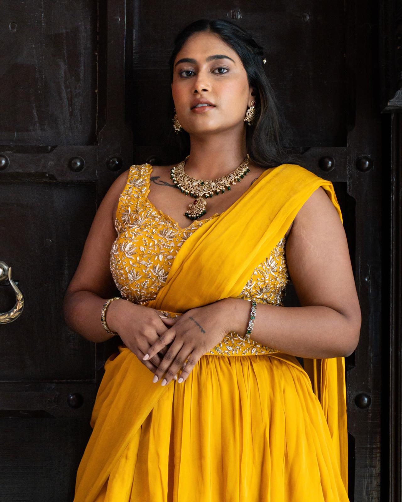 Nalini 3-Tiered Lehenga Set
