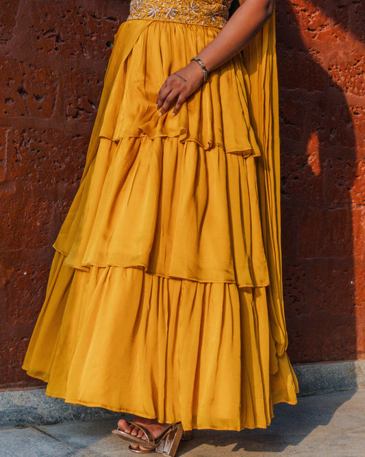 Nalini – 3-Tiered Skirt